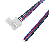 CONNETTORE RGB 10MM CON FILO 20CM