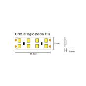 STRIP LED 5MT HE1200160 190LM/W 32W/MT 24V IP20 4000K