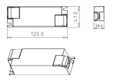 ALIMENTATORE DALI2 25W CC250-700MA NFC SUNRICHER SRP-2305N-25CC250-700