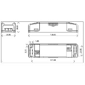 ALIMENTATORE EAGLERISE LS-30-24 LI EXC 30W 24V COMPATTO IP20