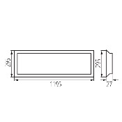 KANLUX PANNELLO LED 120X30 BLINGO U29-35W UGR19 3000K/4000K/6500K 37278