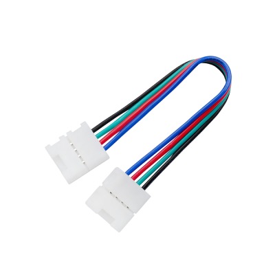 CONNETTORE RGB 10MM DOPPIO CON FILO