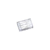 PACCO 10PZ CONNETTORE INVISIBLE RGB COB 10MM INIZIO CAVO-STRIP