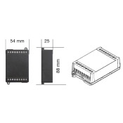 DALCNET LED BOOSTER- 4 CANALE D-PWM DLA1224-4CV