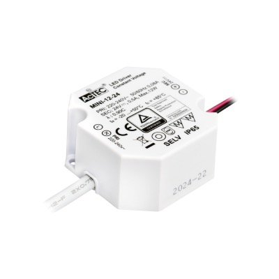 ALIMENTATORE LED DRIVER ACTEC MINI-12-24 12W 24V IP65