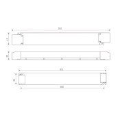 LTECH DRIVER DIMMERABILE PUSH / 0-10V 24V 150W DUAL  LM-150-24-G2A2