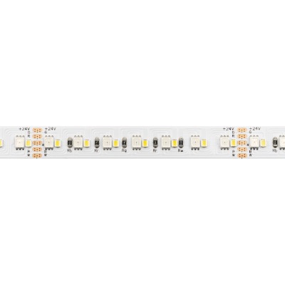 STRIP LED CC112096 224LED/MT 19.2W/MT 10MM IP20 24V RGB+4000K