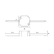 ALIMENTATORE LED DRIVER ACTEC MINI-12-12 12W 12V IP65