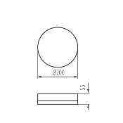 KANLUX PLAFONIERA SOFFITTO IPER LED TONDO 19W 4000K 37291