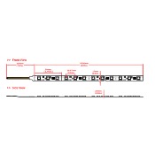 STRIP DIGITALE 60LED/MT 12W/MT 20PIXEL/MT WS2811 12V IP65-TR RGB