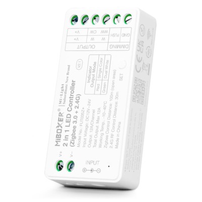 MI LIGHT DIMMER MONO/DUAL WHITE 2IN1 RF+ZIGBEE 3.0 DC12-24V 12A FUT035Z+