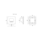 DIMMER PARETE TOUCH LTECH E2 CCT 2IN1 RF/PWM