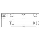 ALIMENTATORE EAGLERISE LS-150-24 LI EXC 150W 24V COMPATTO IP20