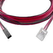 CONNETTORE INVISIBLE 10MM + CAVO 1800MM 2x0.50 MINI PLUG MASCHIO