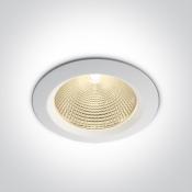 Plafoniera da Incasso COB Bianco 60w 3000k ip20 F.210MM 10160CA/W/W