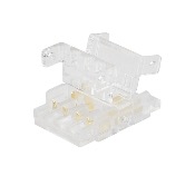 PACCO 10PZ CONNETTORE INVISIBLE RGB COB 10MM INIZIO CAVO-STRIP