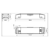 ALIMENTATORE EAGLERISE LS-75-24 LI EXC 75W 24V COMPATTO IP20