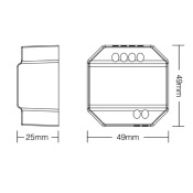 MI LIGHT DIMMER TAGLIO DI FASE 220V TRIAC/PUSH/RF/WI-FI TRI-C1WR