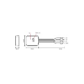 MI LIGHT TRASMETTITORE SEGNALE PULSANTE 3 ZONE WHITE BATTERIA PUSH2-3