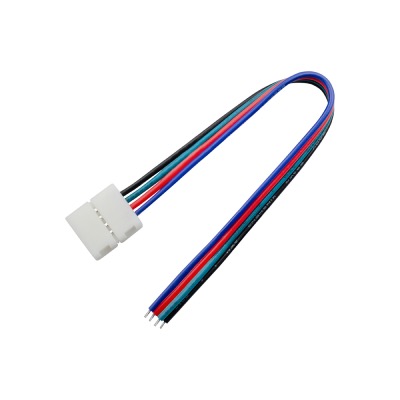 CONNETTORE RGB 10MM CON FILO 20CM