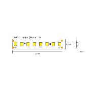 STRIP LED 5MT HE80096 190LM/W 19.2W/MT 24V IP20 4000K