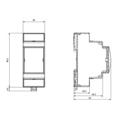 DALCNET PRO DLD1248-1CV-DALI 8A DIN RAIL