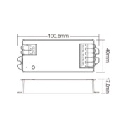 MI LIGHT RICEVITORE DIMMER 1CH/CCT 12A 2IN1 PUSH MORSETTO RAPIDO E2-RF