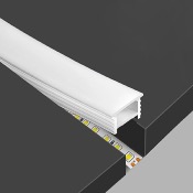 TUBO IN SILICONE A INCASSO PER NEONFLEX 16X16MM DUALBEND ROTOLO 20MT