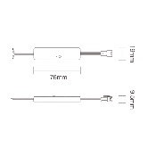 MI LIGHT CONTROLLER DIGITALE SPI 3IN1 WHITE/RGB/RGBW 2.4G SPIR3-M MINI