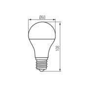 KANLUX LAMPADINA FILAMENTO XLED A60 MIRROR 7W 4000K 33515