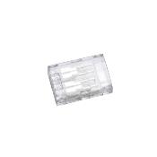 PACCO 10PZ CONNETTORE INVISIBLE RGB SMD 10MM INIZIO CAVO-STRIP