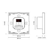 CONTROLLER DA PARETE TOUCH DT8 DALI 3 IN 1-DP3S