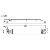 BOKE DRIVER DIMMERABILE DALI2 / 1-10V / PUSH 3in1 24V 36W DGV036-24V0D