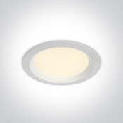 Downlight incasso Bianco 3-Step CCT 13W UGR19 F.120mm IP44 10113UV/W