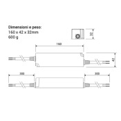 ALIMENTATORE LED DRIVER ACTEC PW-100-24 100W 24V IP67