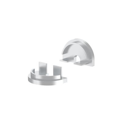 SET 2 TAPPI PRO-2203C BOMBATO CON FORO SILVER