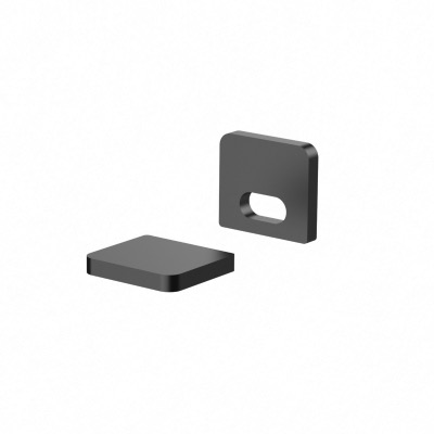 SET 2 TAPPI CON FORO PRO-0807 MINI NERO