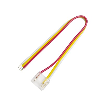 PACCO 10PZ CONNETTORE INVISIBLE SPI COB 12MM CAVO 15CM