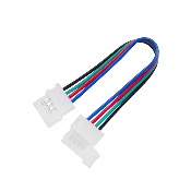 CONNETTORE RGB 10MM DOPPIO CON FILO