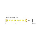 STRIP LED 20MT HE80060 150LM/W 12W/MT IP20 24V 2700K