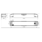 ALIMENTATORE EAGLERISE LS-120-24 LI EXC 120W 24V COMPATTO IP20